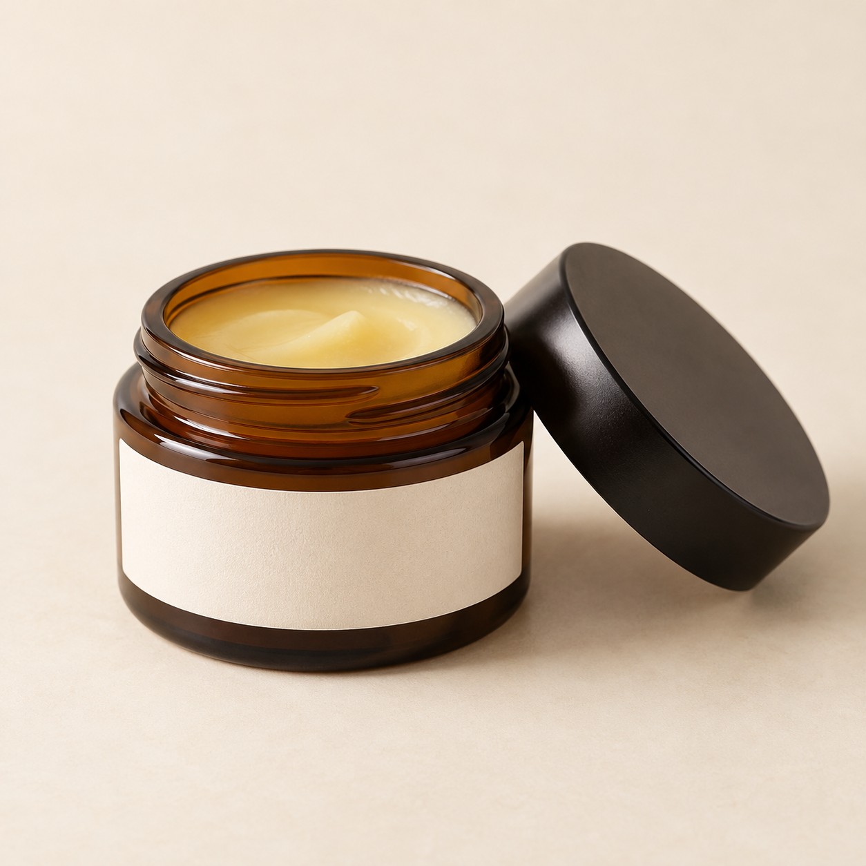 Illustration indicative d’un pot de baume cosmétique